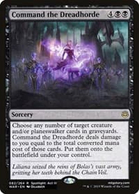 Command the Dreadhorde - War of the Spark - Magic: The Gathering card
