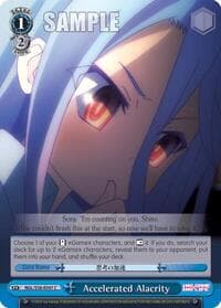 Accelerated Alacrity - No Game No Life - Weiss Schwarz card