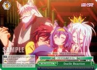 Docile Reaction - No Game No Life - Weiss Schwarz card