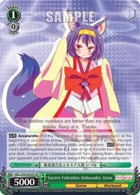 Eastern Federation Ambassador, Izuna (SR) - No Game No Life - Weiss Schwarz card