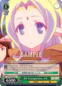 Elf Conspirator, Fil - No Game No Life - Weiss Schwarz card