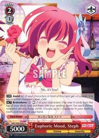 Euphoric Mood, Steph - No Game No Life - Weiss Schwarz card