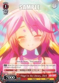 Flugel in the Library, Jibril - No Game No Life - Weiss Schwarz card