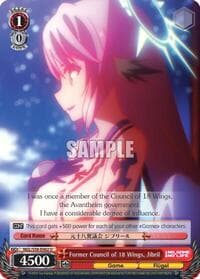 Former Council of 18 Wings, Jibril - No Game No Life - Weiss Schwarz card