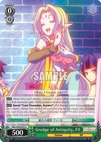 Grudge of Antiquity, Fil - No Game No Life - Weiss Schwarz card