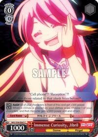 Immense Curiosity, Jibril - No Game No Life - Weiss Schwarz card