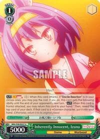 Inherently Innocent, Izuna - No Game No Life - Weiss Schwarz card