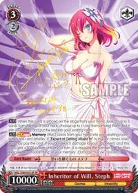 Inheritor of Will, Steph (SP) - No Game No Life - Weiss Schwarz card