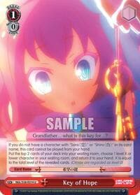 Key of Hope - No Game No Life - Weiss Schwarz card