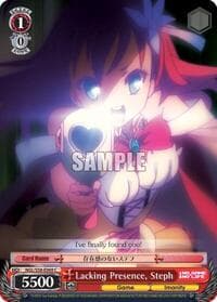 Lacking Presence, Steph - No Game No Life - Weiss Schwarz card