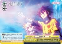 Overthrowing A God - No Game No Life - Weiss Schwarz card