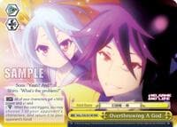 Overthrowing A God (RRR) - No Game No Life - Weiss Schwarz card