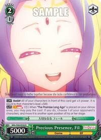 Precious Presence, Fil - No Game No Life - Weiss Schwarz card