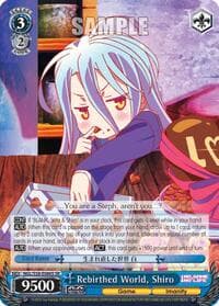 Rebirthed World, Shiro (SR) - No Game No Life - Weiss Schwarz card