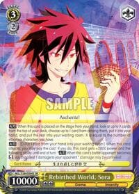 Rebirthed World, Sora (SR) - No Game No Life - Weiss Schwarz card