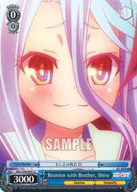 Reunion with Brother, Shiro - No Game No Life - Weiss Schwarz card