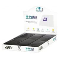 Double-Sided Side-Loading 9-Pocket Pages - 11-Holes, Black (50-Pack) - Ultimate Guard Protective Pages - Protective Pages card