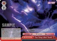 That Thing Called "Death" - No Game No Life - Weiss Schwarz card