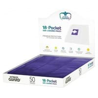 Double-Sided Side-Loading 9-Pocket Pages - 11-Holes, Purple (50-Pack) - Ultimate Guard Protective Pages - Protective Pages card