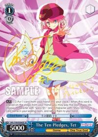 The Ten Pledges, Tet (SP) - No Game No Life - Weiss Schwarz card