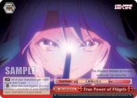 True Power of Flugels - No Game No Life - Weiss Schwarz card