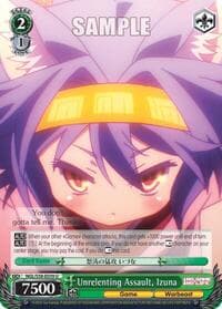 Unrelenting Assault, Izuna - No Game No Life - Weiss Schwarz card