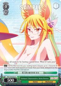 Warbeasts' Representative, Shrine Priestess - No Game No Life - Weiss Schwarz card