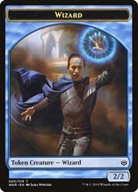 Wizard Token - War of the Spark - Magic: The Gathering card
