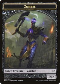 Zombie Token - War of the Spark - Magic: The Gathering card