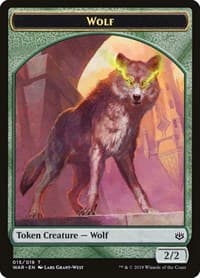 Wolf Token - War of the Spark - Magic: The Gathering card