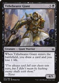 Tithebearer Giant - War of the Spark - Magic: The Gathering card