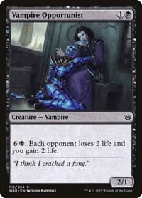Vampire Opportunist - War of the Spark - Magic: The Gathering card