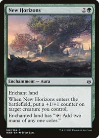New Horizons - War of the Spark - Magic: The Gathering card