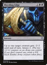Bleeding Edge - War of the Spark - Magic: The Gathering card