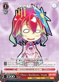 Elkia's Backbone, Steph - No Game No Life - Weiss Schwarz card