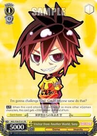 Visitor from Another World, Sora - No Game No Life - Weiss Schwarz card