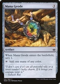 Mana Geode - War of the Spark - Magic: The Gathering card