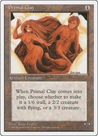 Primal Clay - Fourth Edition - Magic: The Gathering card