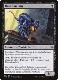 Dreadmalkin - War of the Spark - Magic: The Gathering card