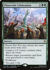 Planewide Celebration - War of the Spark - Magic: The Gathering card