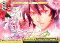 Power of the Pledges - No Game No Life - Weiss Schwarz card