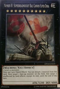 Number 81: Superdreadnought Rail Cannon Super Dora - OTS Tournament Pack 10 - YuGiOh card