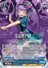 "Blue Roses in Harmony" Ako Udagawa - BanG Dream! Girls Band Party! MULTI LIVE - Weiss Schwarz card