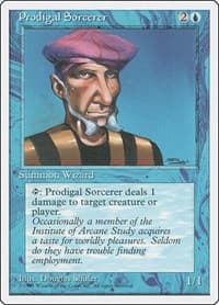 Prodigal Sorcerer - Fourth Edition - Magic: The Gathering card