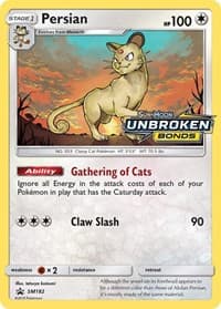 Persian - SM182 (Prerelease) - SM Promos - Pokemon card