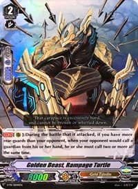 Golden Beast, Rampage Turtle - V Promo Cards - Cardfight Vanguard card