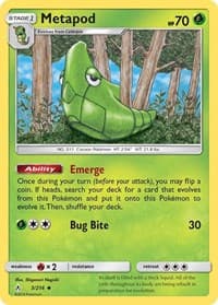 Metapod - SM - Unbroken Bonds - Pokemon card
