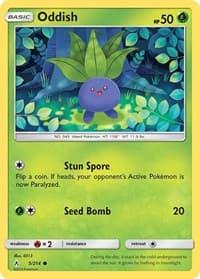 Oddish (5) - SM - Unbroken Bonds - Pokemon card