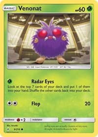 Venonat (9) - SM - Unbroken Bonds - Pokemon card