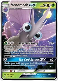 Venomoth GX - SM - Unbroken Bonds - Pokemon card